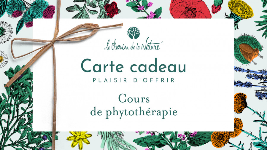 Carte cadeau • Carte Cadeau : Cours de phytothérapie au Choix